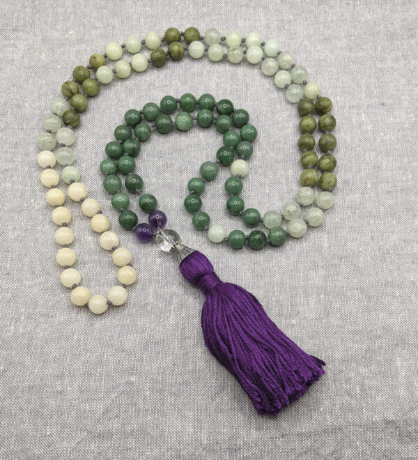 Aventurine Serpentine Mala