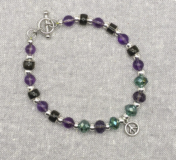 Peace Mood Bracelet with Amethyst - Image 2