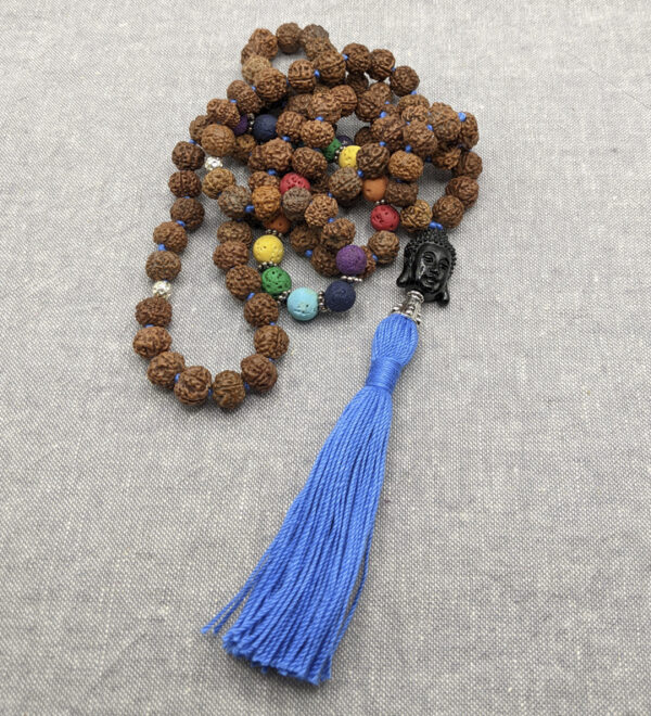 Rudraksha Chakra Mala Blue - Image 2