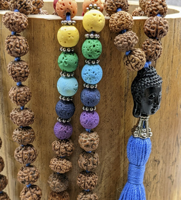 Rudraksha Chakra Mala Blue - Image 3