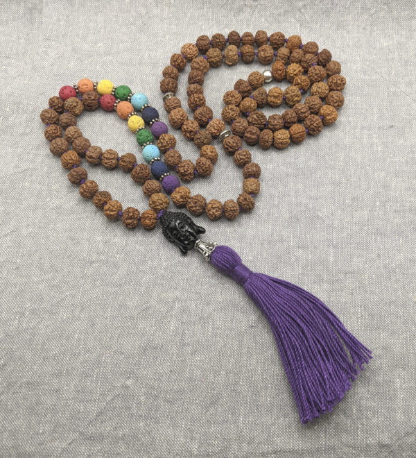 Rudraksha Chakra Mala Purple