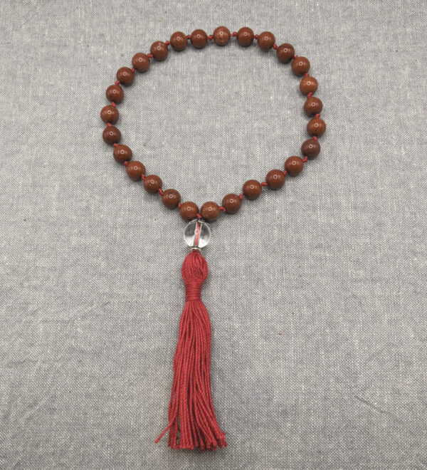 Red Jasper Pocket  Mala