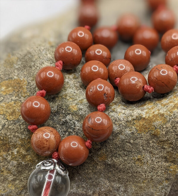 Red Jasper Pocket  Mala - Image 2