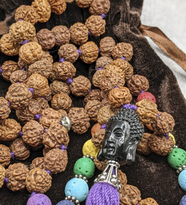 Rudraksha Chakra Mala Purple - Image 4