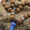 Rudraksha Sodalite Agate Pocket Mala - Image 2