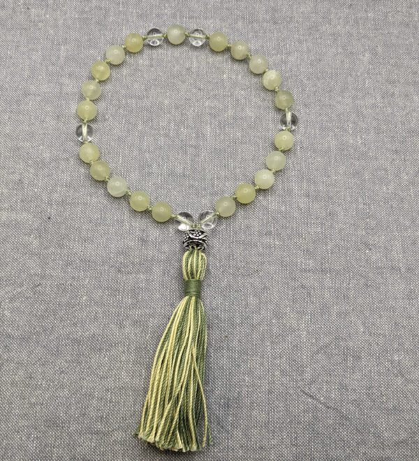 Yellow Serpentine Pocket Mala